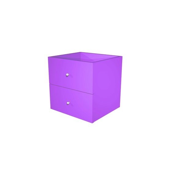 CASSETTIERA 2CASS. VIOLA...