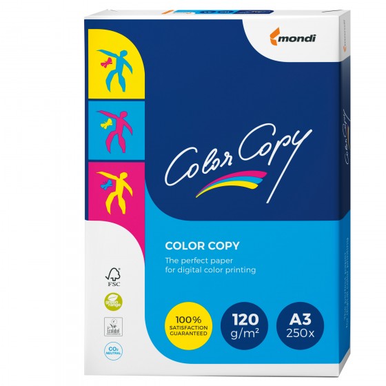 CARTA BIANCA COLOR COPY A3 297x420mm 120gr 250fg MONDIMondi71488