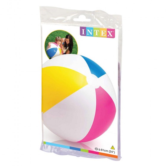 Intex 59030 - Pallone Glossy, 61 cm, MulticoloreINTE59030