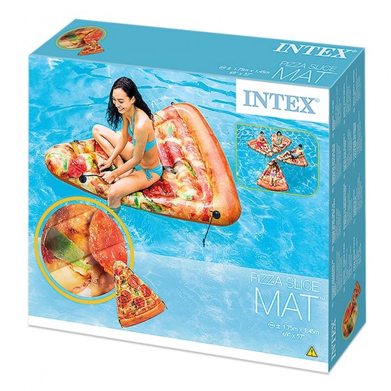 Intex 58752, Materassino Pizza, Stampa Realistica, 175 x 145 cmINTE58752
