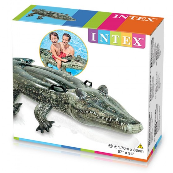 Intex 57551 - Cavalcabile Vero Alligatore, 170 x 86 cmINTE57551